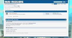 Desktop Screenshot of forum.mini-missions.org