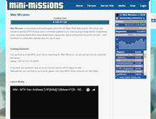 Tablet Screenshot of mini-missions.org